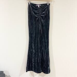 Urban Outfitters Apolonia Flare Leg Velure Velvet Pants Women’s size  XS Gray